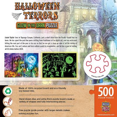 MasterPieces Glow in the Dark - Halloween Terrors 500 Piece Puzzle Image 3