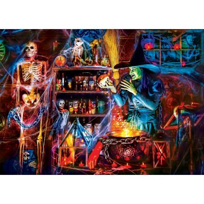 MasterPieces Glow in the Dark - On a Scary Night in October 500 Piece Puzzle Image 2