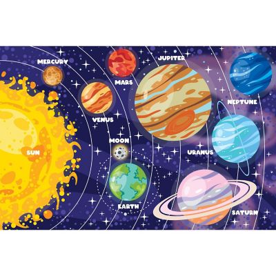 MasterPieces Glow in the Dark - Our Solar System 48 Piece Floor Puzzle Image 2