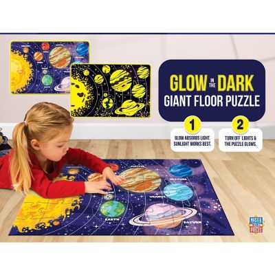 MasterPieces Glow in the Dark - Our Solar System 48 Piece Floor Puzzle Image 3