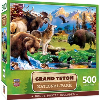 MasterPieces Grand Teton National Park 500 Piece Jigsaw Puzzle Image 1