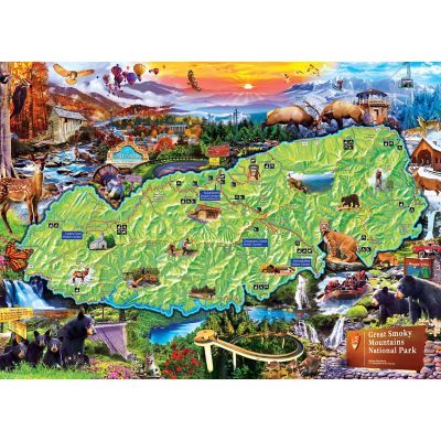 MasterPieces Great Smoky Mountains National Park 1000 Piece Puzzle Image 2