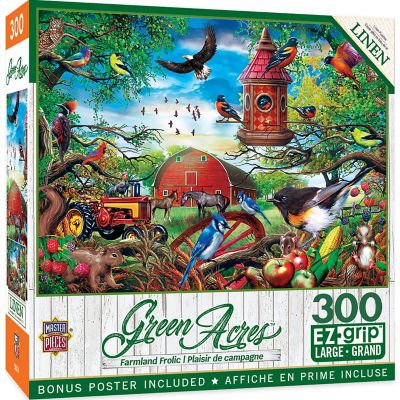 MasterPieces Green Acres - Farmland Frolic 300 Piece EZ Grip Puzzle Image 1