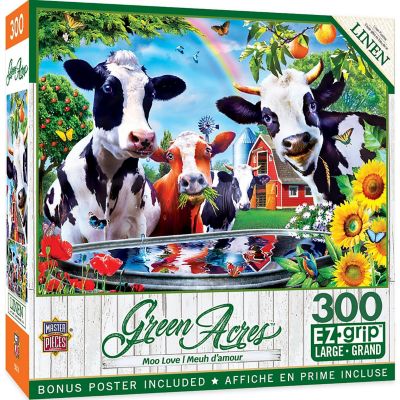 MasterPieces Green Acres - Moo Love 300 Piece EZ Grip Jigsaw Puzzle Image 1