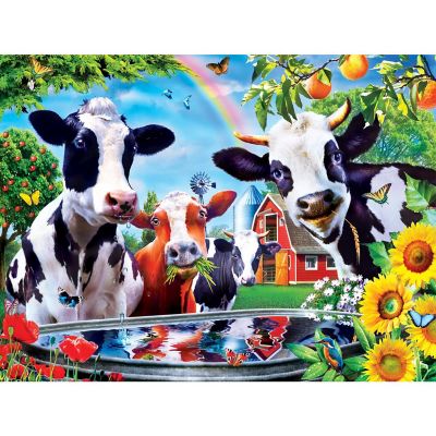 MasterPieces Green Acres - Moo Love 300 Piece EZ Grip Jigsaw Puzzle Image 2