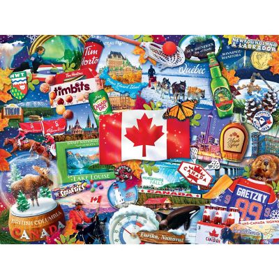 MasterPieces Greetings From Canada - 550 Piece Jigsaw Puzzle Image 2