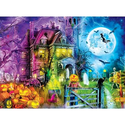 MasterPieces Halloween Glow in the Dark - Spooky Night 100 Piece Puzzle Image 2