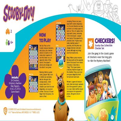 MasterPieces Hanna Barbare Scooby-Doo! Checkers for Kids Image 3