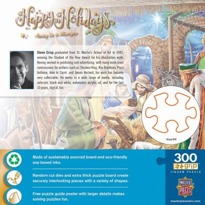 MasterPieces Happy Holidays - Away in a Manger 300 Piece EZ Grip Puzzle Image 3