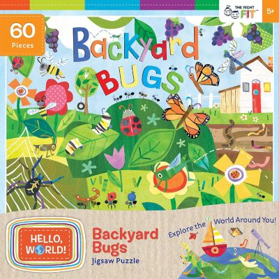 MasterPieces Hello, World! - Backyard Bugs 60 Piece Jigsaw Puzzle Image 1