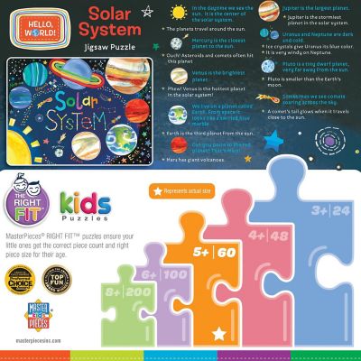 MasterPieces Hello, World! - Solar System 60 Piece Jigsaw Puzzle Image 3