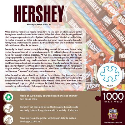 MasterPieces Hershey's Sweet Tooth Fix - 1000 Piece Jigsaw Puzzle Image 3