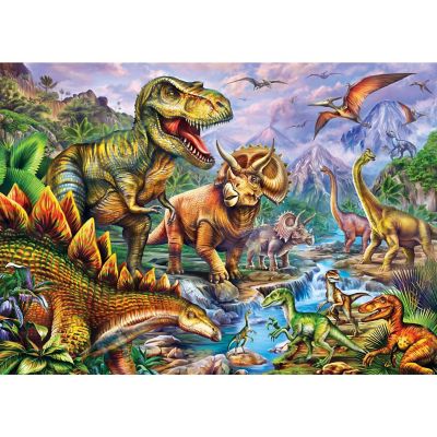 MasterPieces Hidden Images - Dinosaur Valley 500 Piece Jigsaw Puzzle Image 2