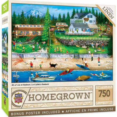 MasterPieces Homegrown 4th of July at Seabeck 750 Piece Jigsaw Puzzle Image 1