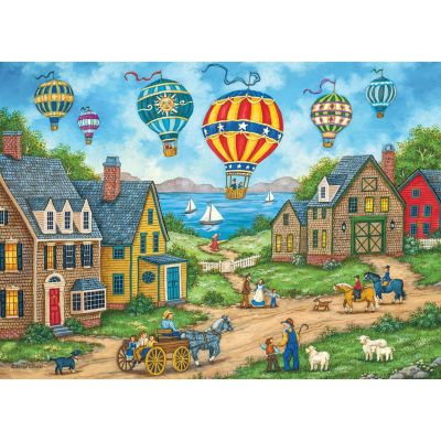MasterPieces Hometown Gallery Passing Through 1000 Piece Jigsaw Puzzle Image 2