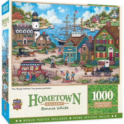 MasterPieces Hometown Gallery - The Young Patriots 1000 Piece Puzzle Image 1