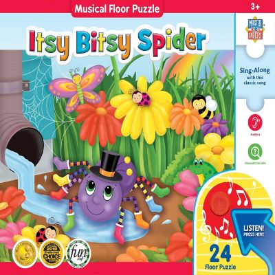 MasterPieces Itsy Bitsy Spider - 24 Piece Musical Floor Jigsaw Puzzle Image 1