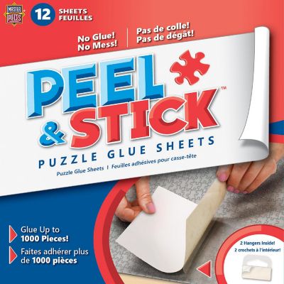 MasterPieces Jigsaw Puzzle Accessory - Glue Sheets - Hangers Included Image 1