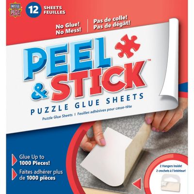 MasterPieces Jigsaw Puzzle Accessory - Glue Sheets - Hangers Included Image 1