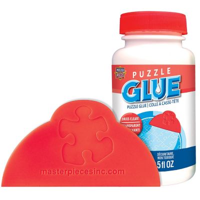 MasterPieces Jigsaw Puzzle Glue with Applicator - 5 oz - Clear Image 2