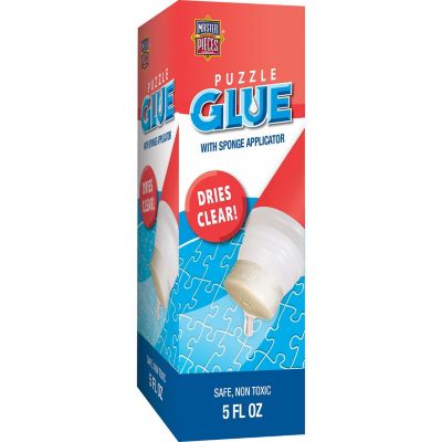 MasterPieces Jigsaw Puzzle Glue with Sponge Applicator - 5 oz Image 1