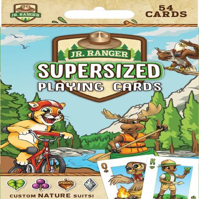 MasterPieces Jr. Ranger Jumbo Playing Cards for Kids and Families Image 1