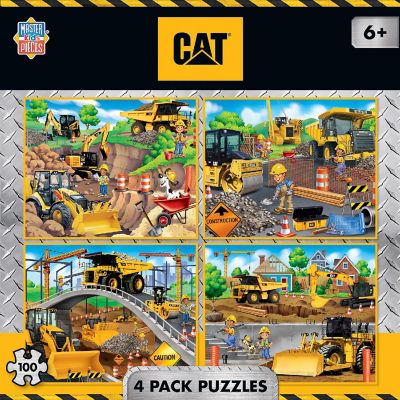 MasterPieces Kids 4-Pack Puzzle Set - Caterpillar 100 Piece Puzzles Image 1