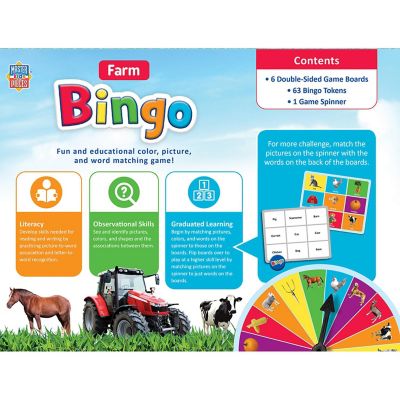 MasterPieces Kids Games - Farm Bingo Game for Kids and Familes Image 3