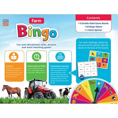 MasterPieces Kids Games - Farm Bingo Game for Kids and Families Image 3