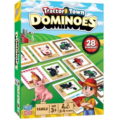 MasterPieces Kids Games - Tractor Town Picture Dominoes for Kids Image 1