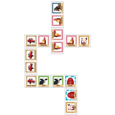 MasterPieces Kids Games - Tractor Town Picture Dominoes for Kids Image 2