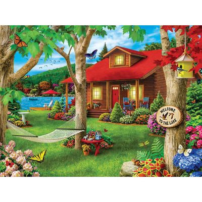 MasterPieces Lazy Days - Lakeside Retreat 750 Piece Jigsaw Puzzle Image 2