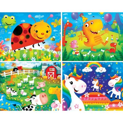 MasterPieces Lil Puzzler 4-Pack 48 Piece Jigsaw Puzzles for Kids Image 2