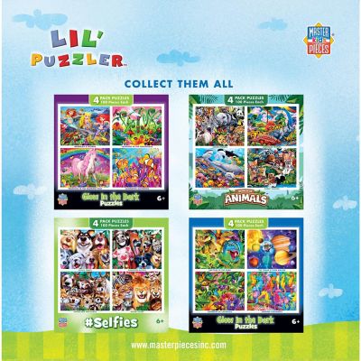 MasterPieces Lil Puzzler 4-Pack 48 Piece Jigsaw Puzzles for Kids Image 3