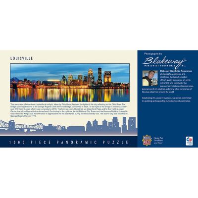 MasterPieces Louisville 1000 Piece Panoramic Jigsaw Puzzle for Adults Image 3