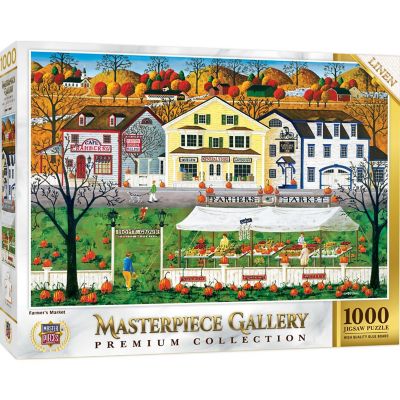 MasterPieces Masterpiece Gallery - Farmer's Market 1000 Piece Puzzle Image 1