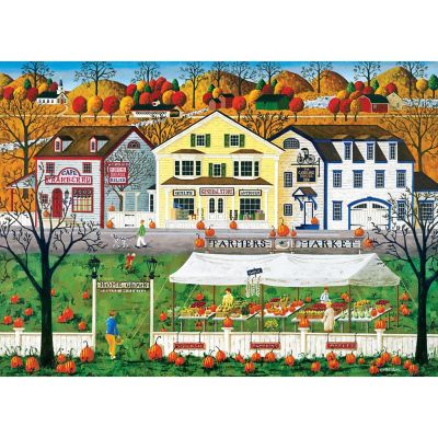 MasterPieces Masterpiece Gallery - Farmer's Market 1000 Piece Puzzle Image 2