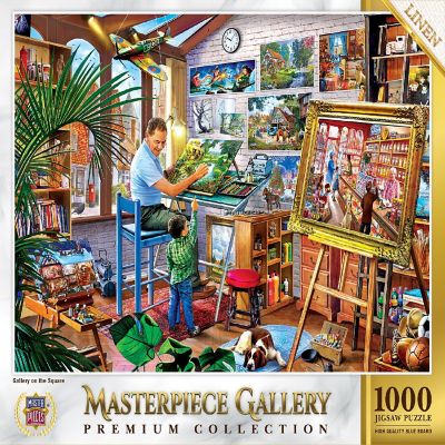 MasterPieces Masterpiece Gallery - Gallery on the Square 1000 Piece Puzzle Image 1