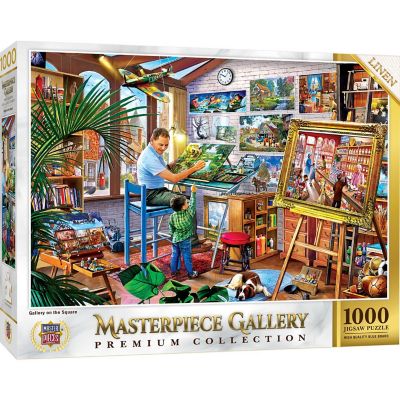 MasterPieces Masterpiece Gallery - Gallery on the Square 1000 Piece Puzzle Image 1