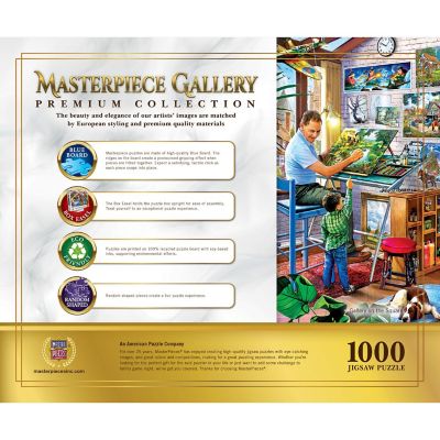 MasterPieces Masterpiece Gallery - Gallery on the Square 1000 Piece Puzzle Image 3