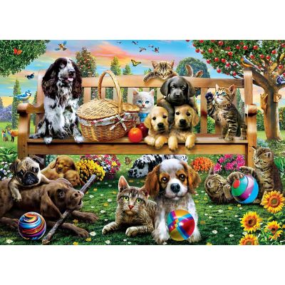 MasterPieces Masterpiece Gallery - Meetup at the Park 1000 Piece Puzzle Image 2