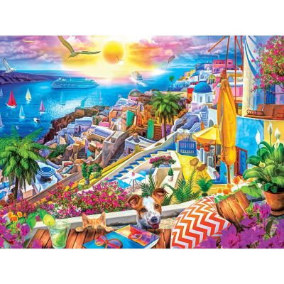 MasterPieces Medley - Santorini Sails 300 Piece EZ Grip Jigsaw Puzzle Image 2