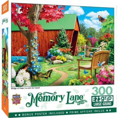 MasterPieces Memory Lane - Bridge of Hope 300 Piece EZ Grip Puzzle Image 1