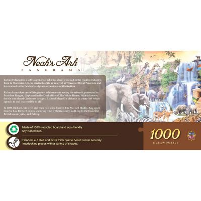 MasterPieces Noah's Ark - 1000 Piece Panoramic Jigsaw Puzzle Image 3