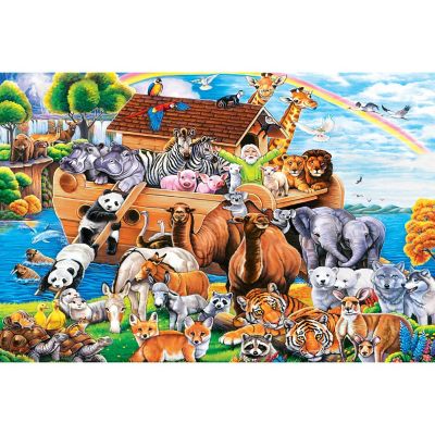 MasterPieces Noah's Ark 48 Piece Floor Jigsaw Puzzle for Kids Image 2
