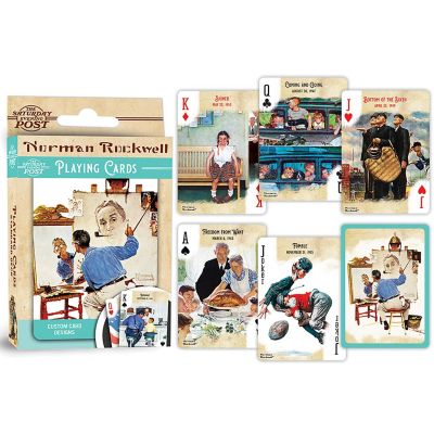 MasterPieces - Norman Rockwell Playing Cards - 54 Card Deck Image 3
