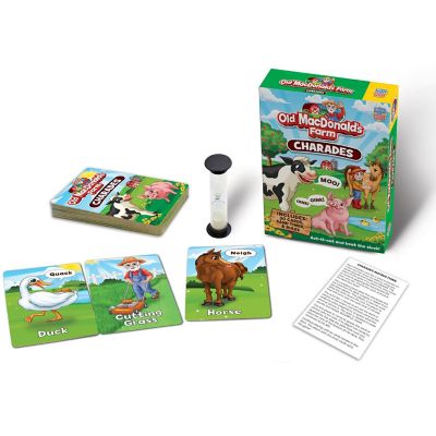 MasterPieces Old MacDonald's Farm Charades Card Game for Kids Image 2