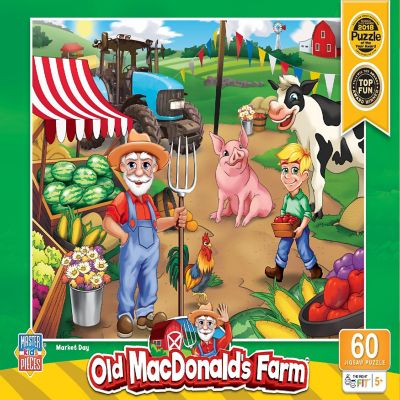 MasterPieces Old MacDonald's Farm - Market Day 60 Piece Jigsaw Puzzle Image 1