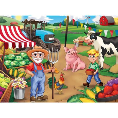 MasterPieces Old MacDonald's Farm - Market Day 60 Piece Jigsaw Puzzle Image 2