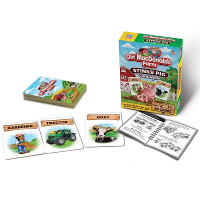 MasterPieces Old MacDonald's Farm - Stinky Pig Card Game for Kids Image 2